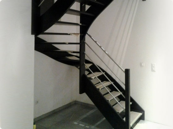 escalier et rampe en metal